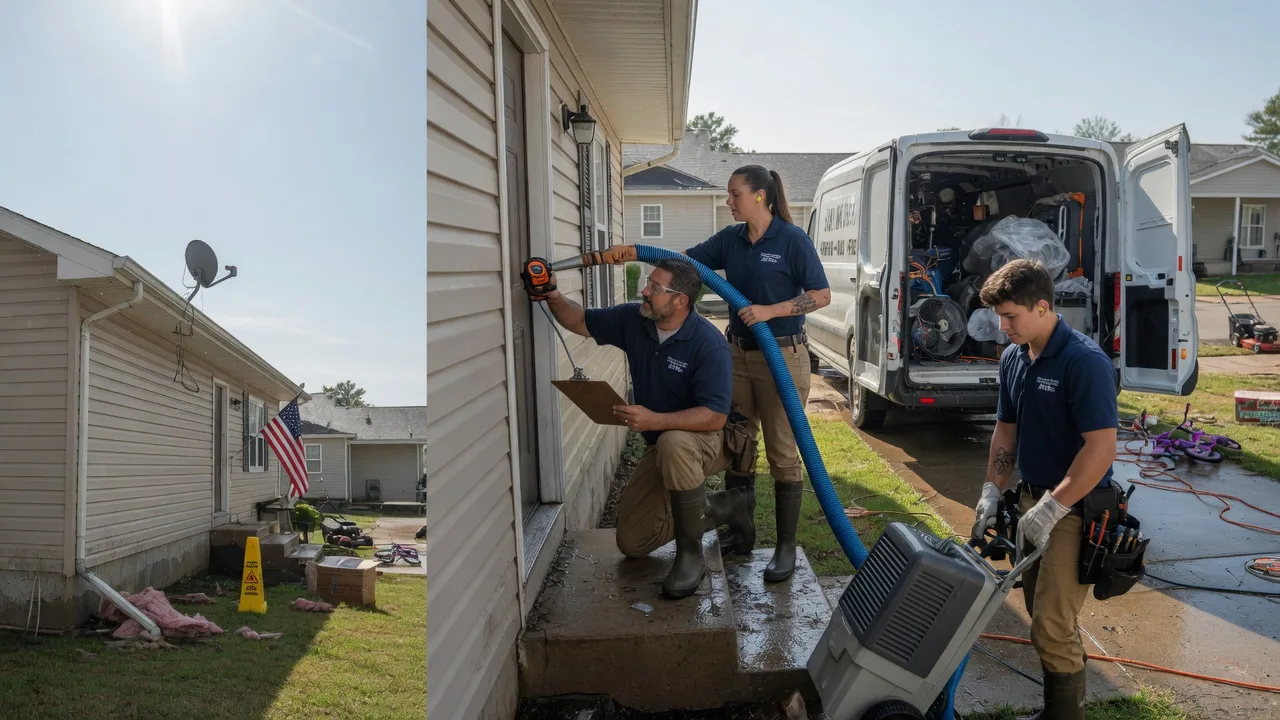 Ceiling Water Damage Restoration in Meadville, MO near me